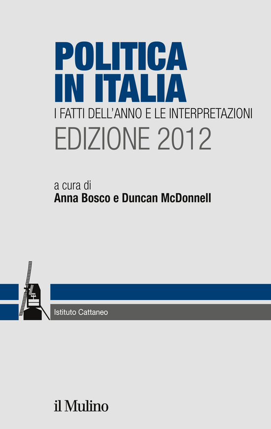 Copertina del libro Politica in Italia. Edizione 2012