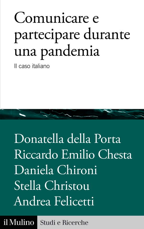 Copertina del libro Comunicare e partecipare durante una pandemia