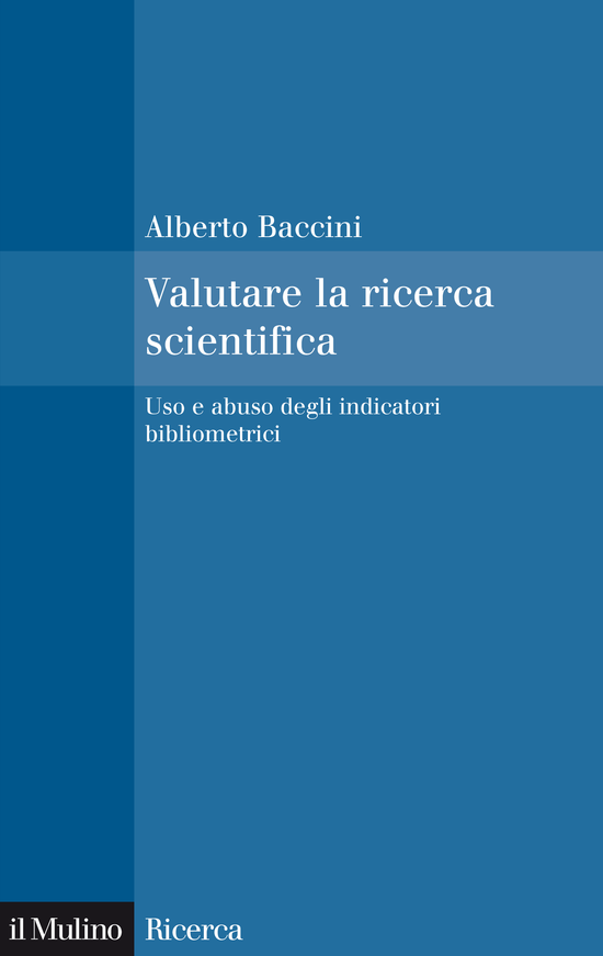 Copertina del libro Valutare la ricerca scientifica